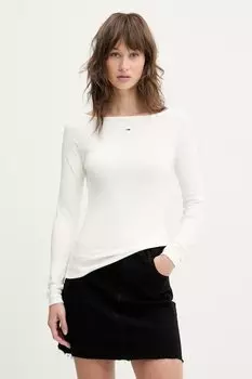 Лонгслив Tommy Jeans, белый