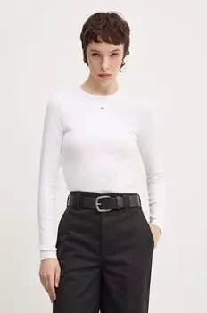 Лонгслив Tommy Jeans, белый