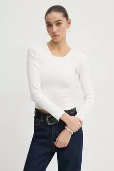 Лонгслив Tommy Jeans, бежевый