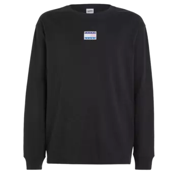 Лонгслив Tommy Jeans Collegiate, черный