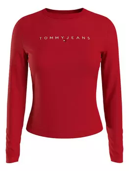 Лонгслив TOMMY JEANS, красный