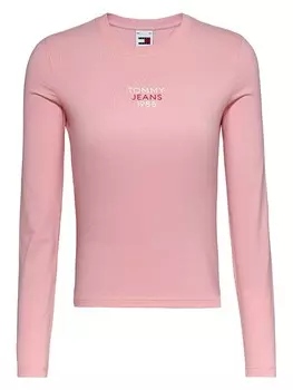 Лонгслив TOMMY JEANS, розовый
