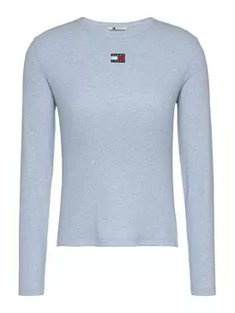 Лонгслив Tommy Jeans Shirt, темно-синий/светло-синий