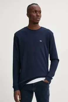 Лонгслив Tommy Jeans, темно-синий