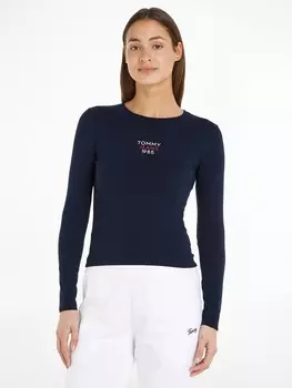 Лонгслив TOMMY JEANS, темно-синий
