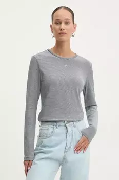 Лонгслив Tommy Jeans, темно-синий