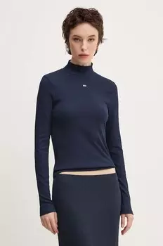 Лонгслив Tommy Jeans, темно-синий