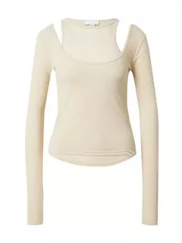 Лонгслив Topshop, бежевый
