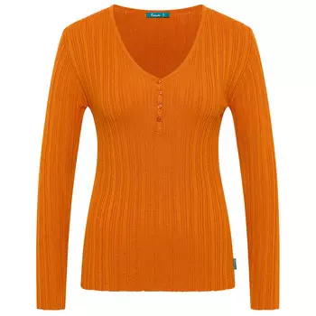 Лонгслив Tranquillo Seidiges Ecovero-Shirt V-Neck, цвет Dark Peach