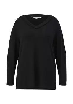 Лонгслив Triangle, черный