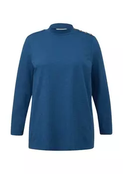 Лонгслив Triangle, темно-синий