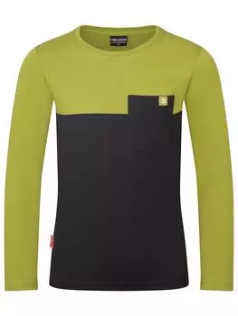 Лонгслив Trollkids, цвет khaki/schwarz