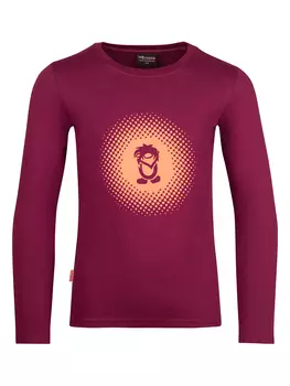 Лонгслив Trollkids Pointillism, фиолетовый