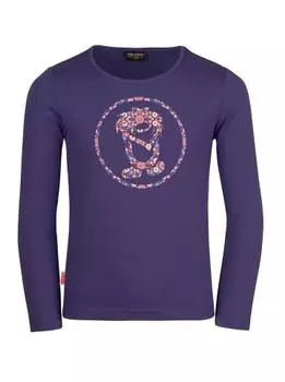 Лонгслив Trollkids Stavanger, цвет Dunkellila