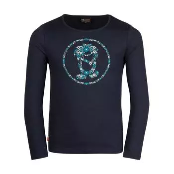 Лонгслив Trollkids STAVANGER, темно-синий