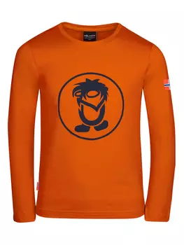 Лонгслив Trollkids Troll, цвет Braunrot