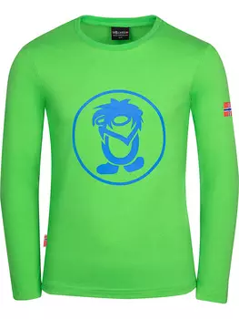Лонгслив Trollkids Troll, зеленый