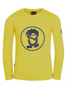 Лонгслив Trollkids Troll, желтый