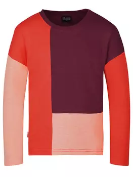 Лонгслив Trollkids Verdal, красный