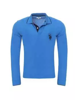Лонгслив U.S. Polo Assn., цвет der farbe royal