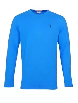 Лонгслив U.S. POLO ASSN. Shirt, цвет neon blue