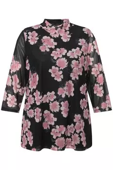 Лонгслив Ulla Popken, черный