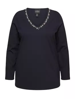 Лонгслив Ulla Popken, цвет dunkles marine