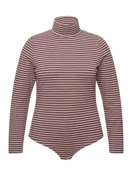 Лонгслив Ulla Popken, цвет dunkles taupe