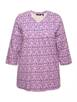 Лонгслив Ulla Popken, цвет dunkles violett