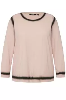 Лонгслив Ulla Popken, цвет graubeige