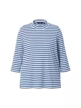 Лонгслив Ulla Popken, цвет lichtblau