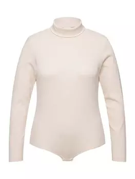 Лонгслив Ulla Popken, цвет perlwei