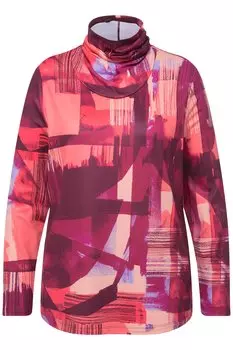 Лонгслив Ulla Popken, цвет purpurrot