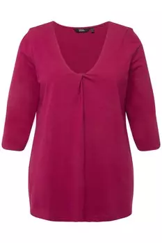 Лонгслив Ulla Popken, цвет rubin