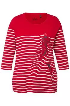 Лонгслив Ulla Popken, цвет salsa