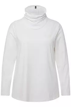 Лонгслив Ulla Popken, цвет schneewei