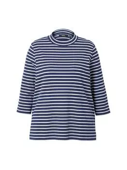 Лонгслив Ulla Popken, цвет tintenblau