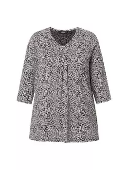 Лонгслив Ulla Popken Longsleeve, черный