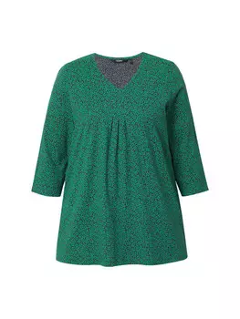 Лонгслив Ulla Popken Longsleeve, цвет asphaltgrau