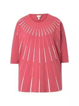 Лонгслив Ulla Popken Longsleeve, цвет himbeere