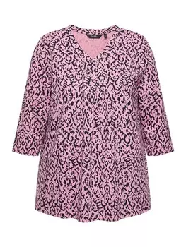 Лонгслив Ulla Popken Longsleeve, цвет himbeere