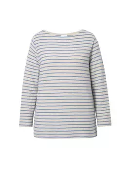 Лонгслив Ulla Popken Longsleeve, цвет jeansblau