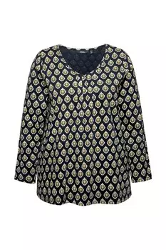 Лонгслив Ulla Popken Shirt, черный