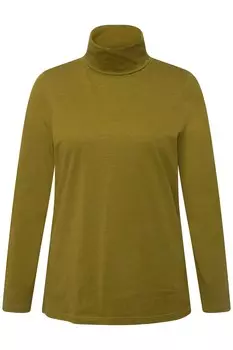 Лонгслив Ulla Popken, зеленый