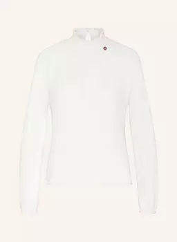 Лонгслив уллим с рюшами maloja, экрю