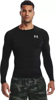 Лонгслив Under Armour HeatGear Armour Langarm Oberteil, черный