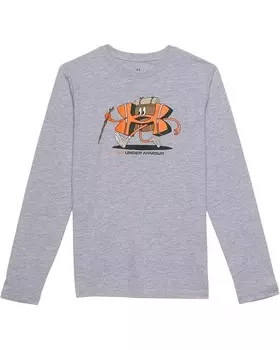 Лонгслив Under Armour Kids Ua Hiker Long Sleeve Tee, цвет Mod Gray