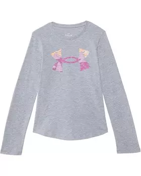 Лонгслив Under Armour Kids Ua Pine View Long Sleeve Tee, цвет Mod Gray