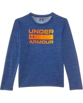 Лонгслив Under Armour Kids Ua Tech Twist Core Long Sleeve Tee, цвет Midnight Navy