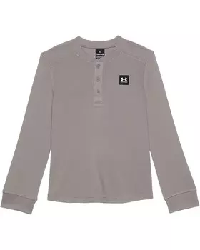 Лонгслив Under Armour Kids Ua Thermal Henley Long Sleeve Tee, цвет Tetra Gray